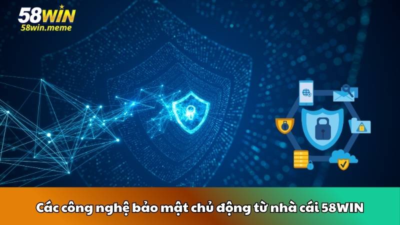 Các công nghệ bảo mật chủ động từ nhà cái 58WIN